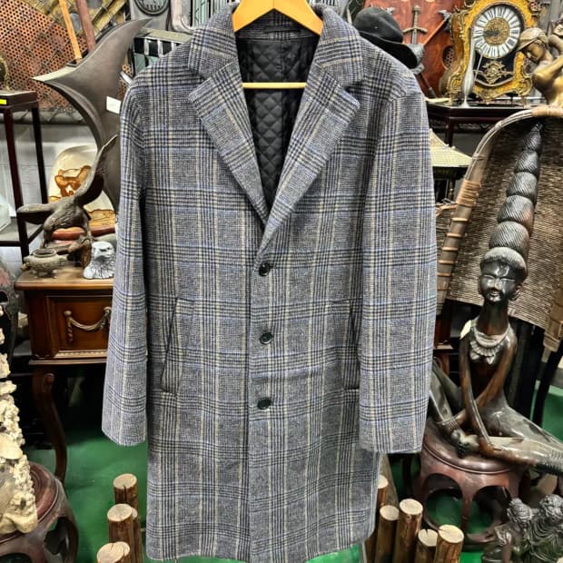 킨록 앤더슨(Kinloch Anderson)핸드메이드 울 모 자켓 코트