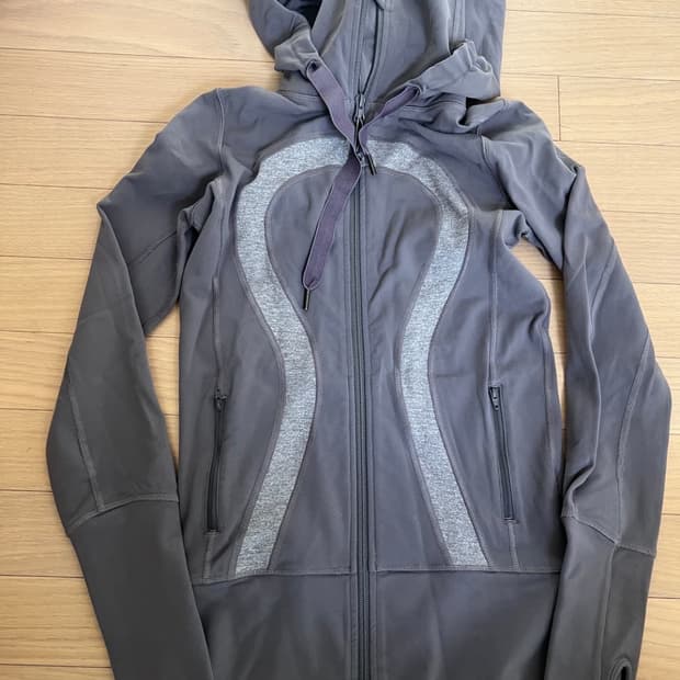 Lululemon scuba hoodie grey purple