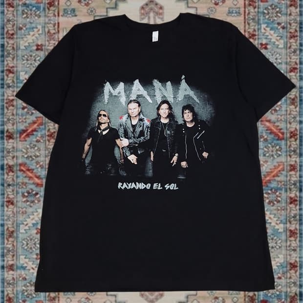 MANA 밴드 2019 Rayando El Sol 락 티셔츠 XL