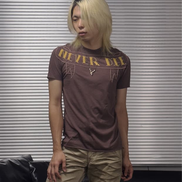 {UNKNOWN} Hand Embroidered Tee 