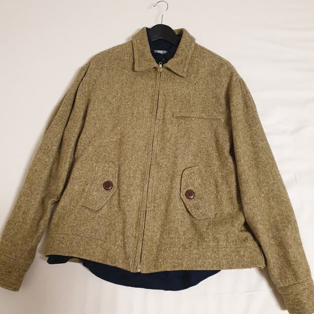 빈티지 뉴욕 울 남성 자켓