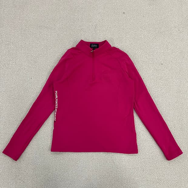 [2] 파리게이츠 여성 골프 반집업 기능성 긴팔 티셔츠 0120M1