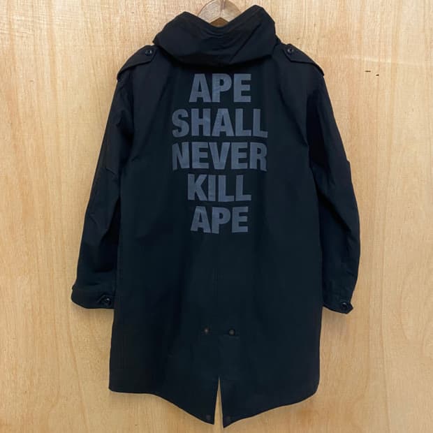 BAPE saru fishtail parka 베이프 사루 피쉬테일 파카