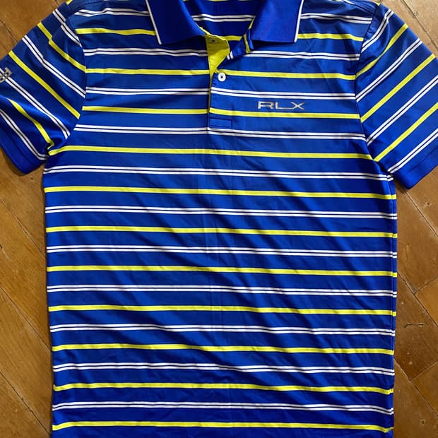 랄프로렌 RLX 골프 스트라이프 카라티 S (95~100)