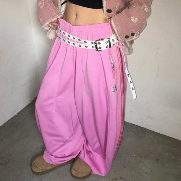 니들스 hd 트랙팬츠 핑크