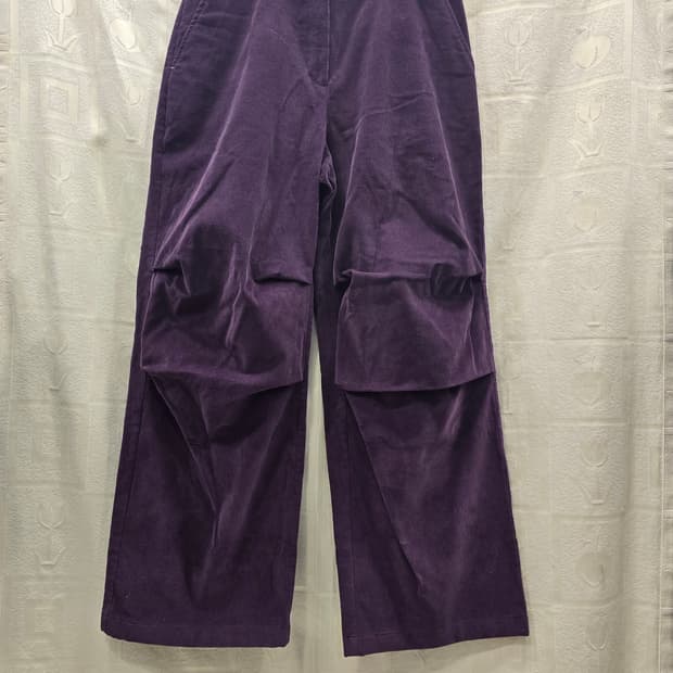 거의새거) 아비에무아 Avie Muah 퍼플 코듀로이 와이드 팬츠 3사이