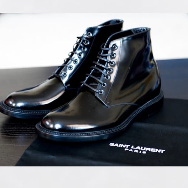 생로랑 13시즌 에디기 Army boots 41