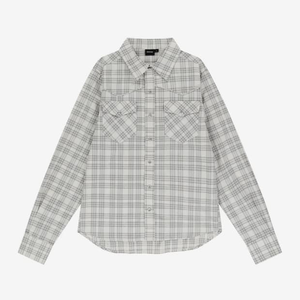 AAKAM Western Check Shirts (Ivory)