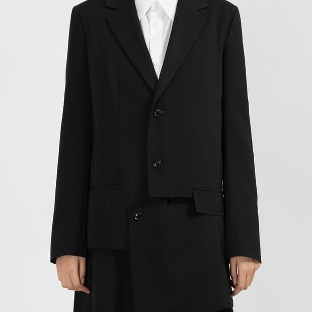 요지야마모토 y's 슬릿 디테일 자켓