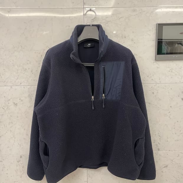 h&m 반집업후리스 xxl