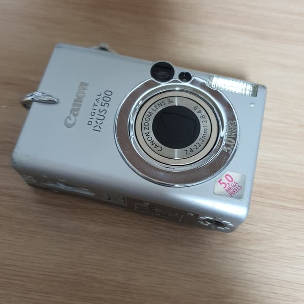 캐논 익서스 500 디지털카메라 디카 액정수리필요