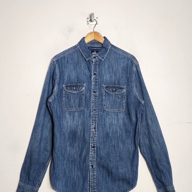 M 올드네이비 데님 워크웨어 셔츠