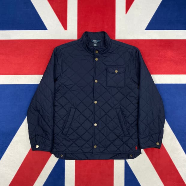 폴로 퀼팅자켓  M