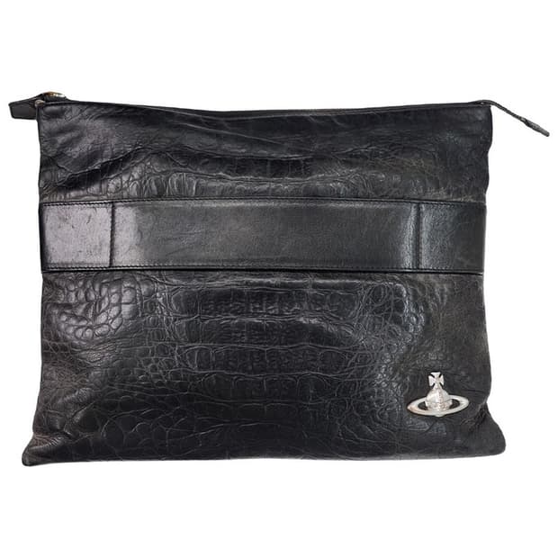 VIVIENNE WESTWOOD 악어가죽패턴 클러치백