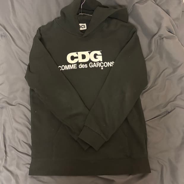XXL) CDG 후드티 블랙