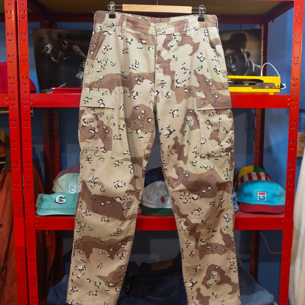 90s 초콜렛 칩 데저트 카모 BDU 팬츠