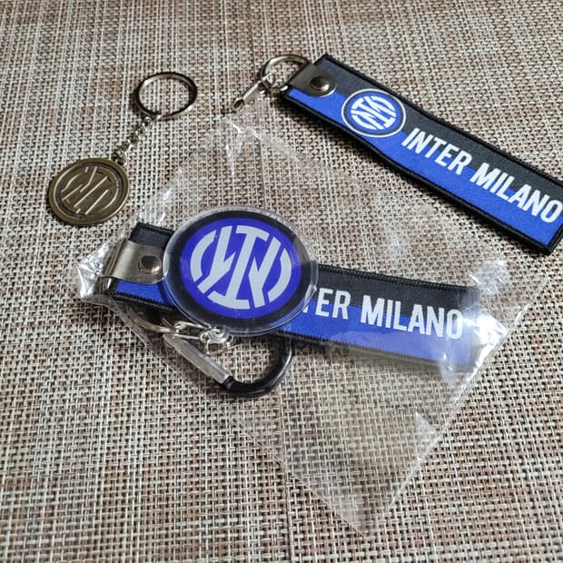 인터밀란 키링/키홀더 & 백팩 가방참 장식 3종 세트