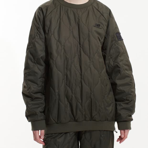 뉴발란스  누빔 퀼팅 맨투맨