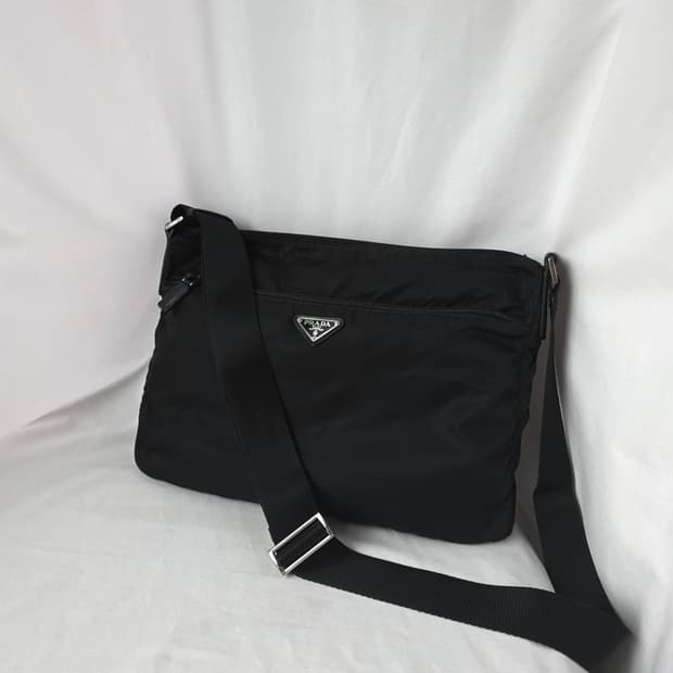 [정품 PRADA] 프라다 투지퍼 나일론 숄더백 크로스백