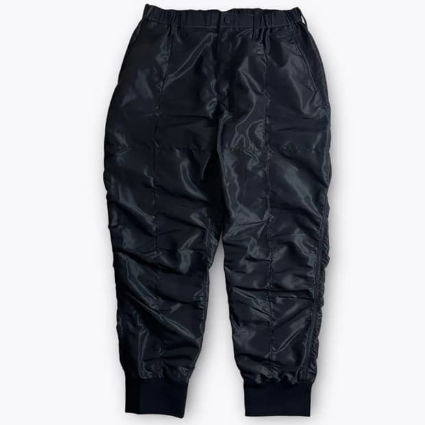 ISSEY MIYAKE MEN 나일론 팬츠 블랙