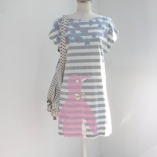 tsumori chisato 츠모리치사토 스타 스트라이프 원피스