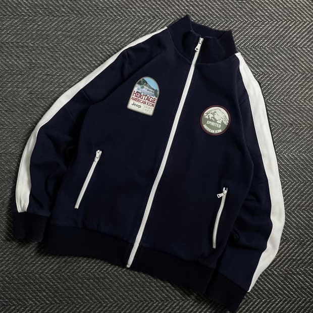 Jeep 헤리티지 아메리칸 트레이닝 스웻 집업y 4620