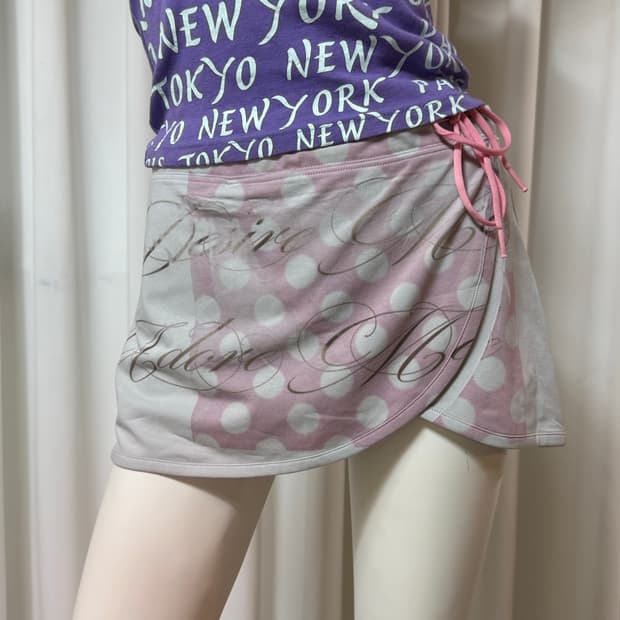 Vtg 레터링 스커트