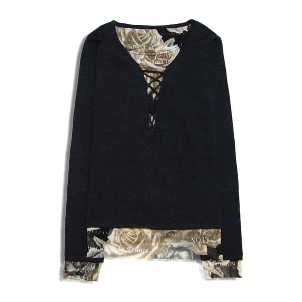 atelier by c'est moi Flower Wool knit