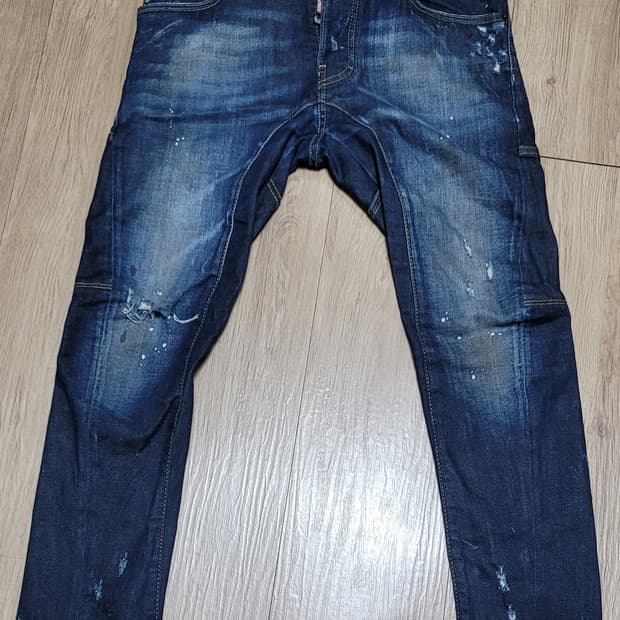 Dsquared2 녹워싱 타이디바이커 데님 청바지 EU 46