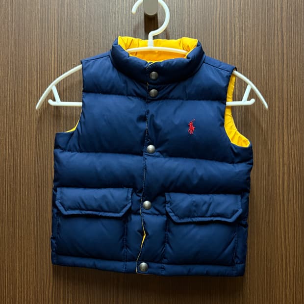 랄프로렌 폴로 양면 패딩조끼 24m