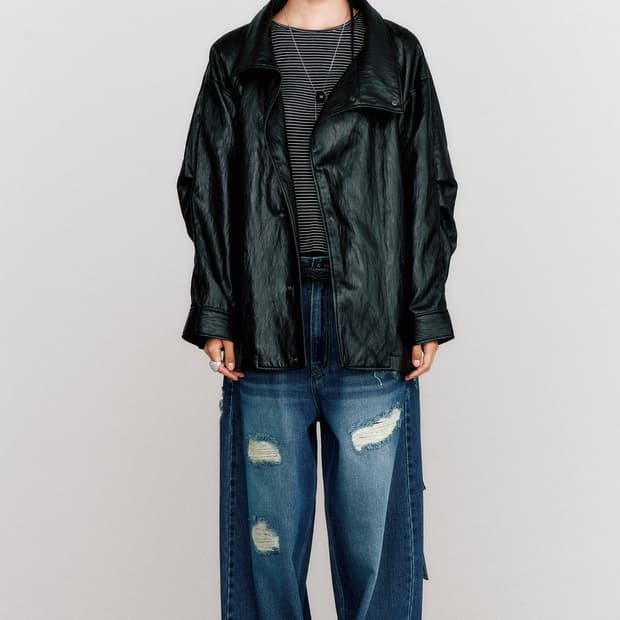 더일마 플루토 레더 자켓 팝니다