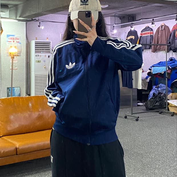 아디다스 파이어버드 트랙탑 네이비 B5283