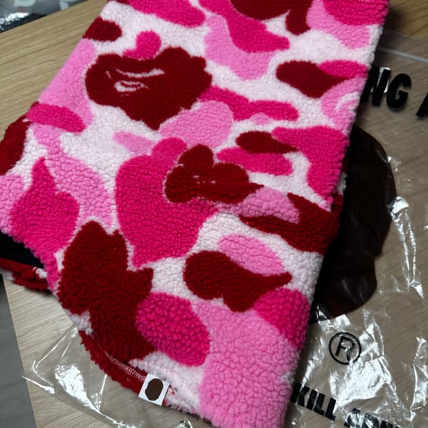 BAPE 바라클라바 핑크카모