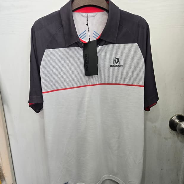 105,XL,새상품)) BLACK YAK 블랙야크 카라 반팔티셔츠!