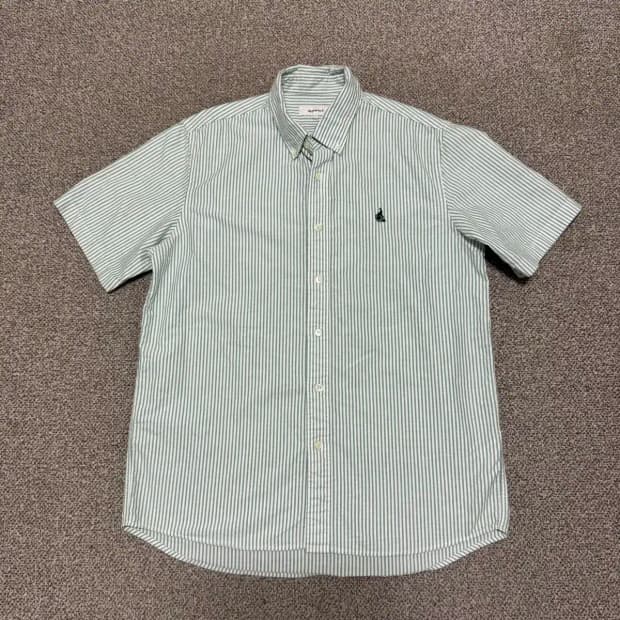 M 빈폴 스트라이프 반팔 셔츠