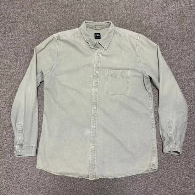 XL 자라 데님 셔츠