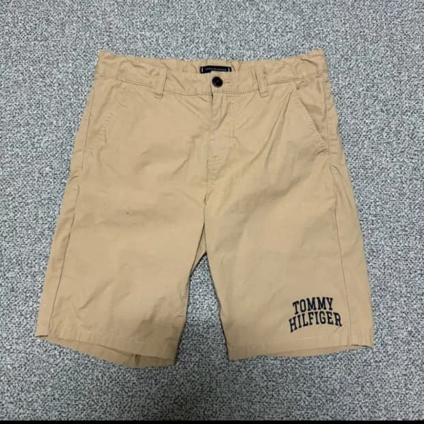 164 타미힐피거 면 반바지 베이지