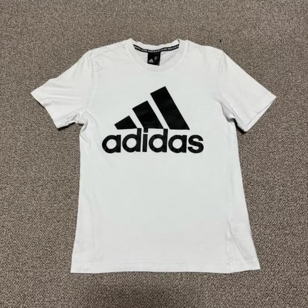 S 아디다스 빅로고 반팔