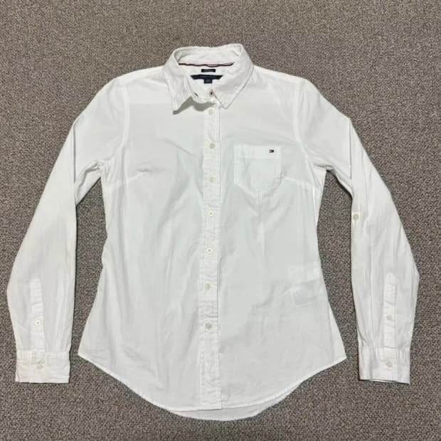 Xs 타미힐피거 화이트 셔츠 여성