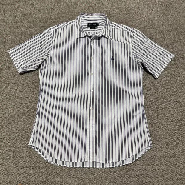 105 빈폴 스트라이프 반팔 셔츠