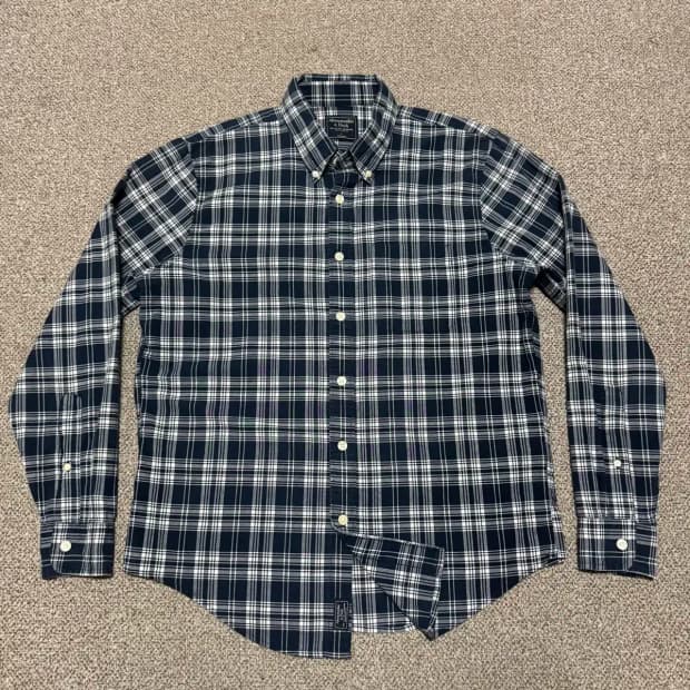 L 아베크롬비 체크 셔츠