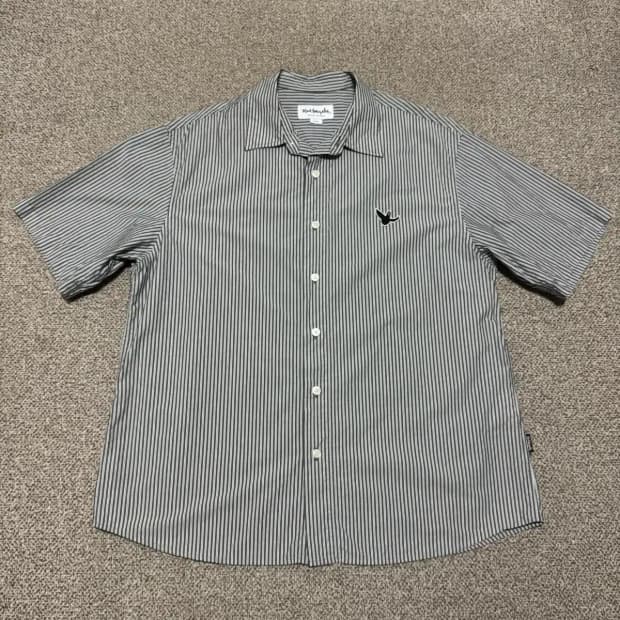 L 마크곤잘레스 스트라이프 반팔 셔츠