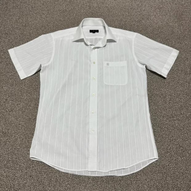 95 닥스 화이트 반팔 셔츠