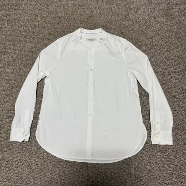 95 빈폴 헨리넥 긴팔 셔츠 화이트