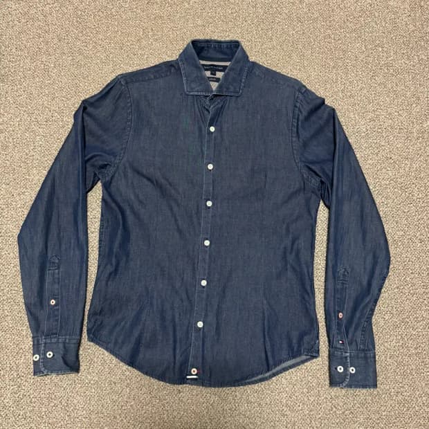 S 타미힐피거 데님 셔츠 여성