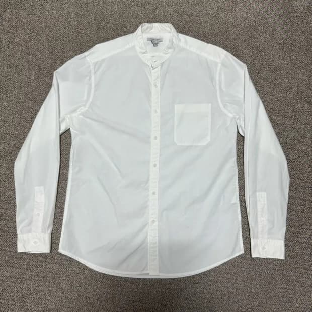 M 질스튜어트 화이트 헨리넥 셔츠