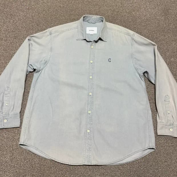 L 커버낫 데님 셔츠