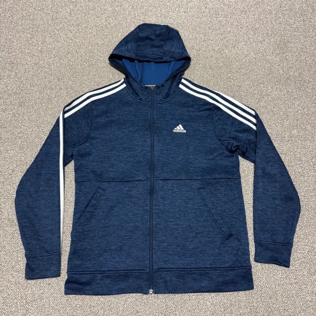 L 아디다스 후드집업