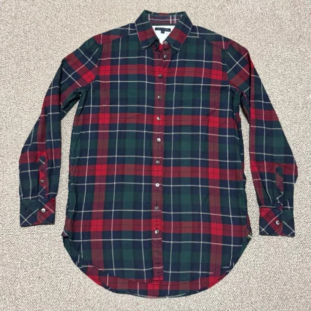 2 타미힐피거 체크 셔츠