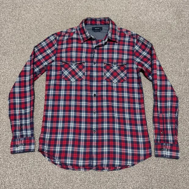 95 헤지스 체크 셔츠 슬림핏